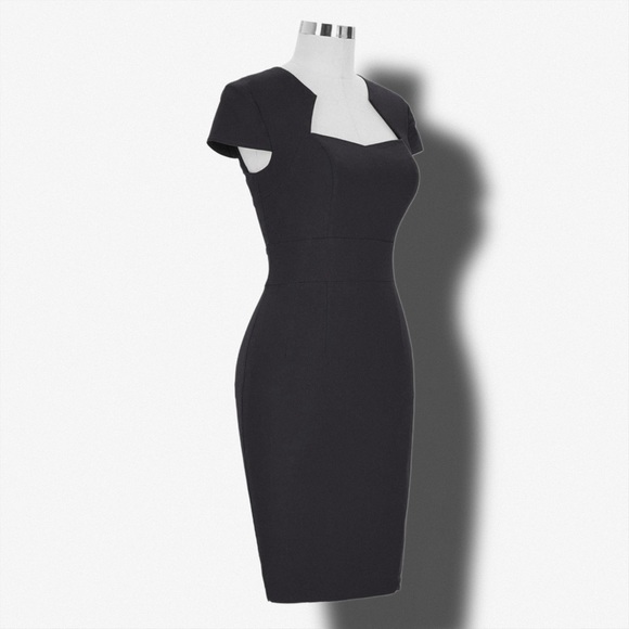 Grace Karin 50s 60s Vintage Pencil Dress - Picture 2 of 7